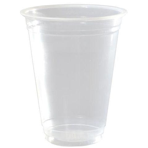 Water/Juice Cups recyclable clear PET 280ml
