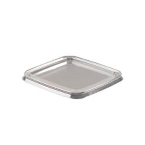 Container Lids Portion Control unhinged lid clear plastic square 73mm (L) 73mm (W)