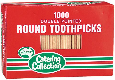 Toothpicks Double Pointed natural wooden 70mm (L)