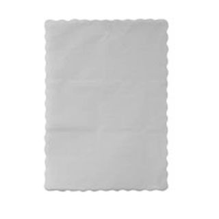 Trays Mats white paper rectangle 485mm (L) 350mm (W)