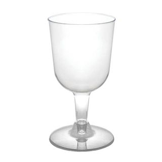 Glasses Goblet recyclable clear PET 170ml