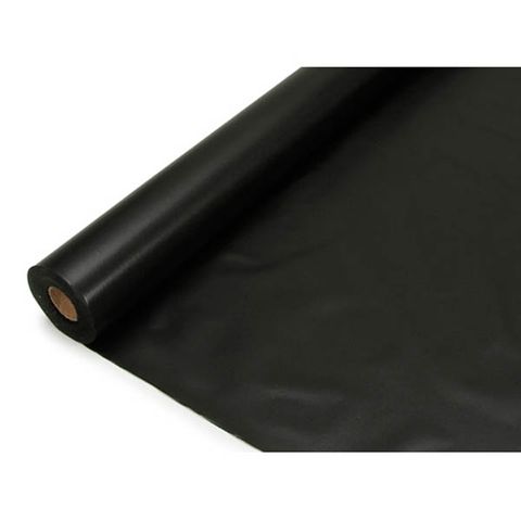 Tablecloths velvet black plastic 1200mm (W)