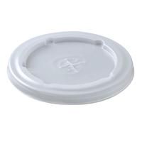 Milkshake Cups Lids flat recyclable opaque PET