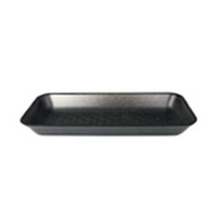 Trays Food Service no lid black foam rectangle 280mm (L) 125mm (W) 15mm (H)