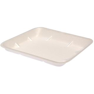 Trays Food Service no lid white foam rectangle 213mm (L) 138mm (W) 30mm (H)