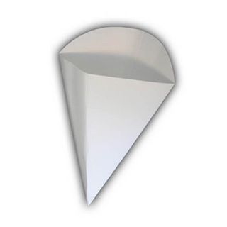Cones Hot Chips recyclable white cardboard 198mm (L) 152mm (W)