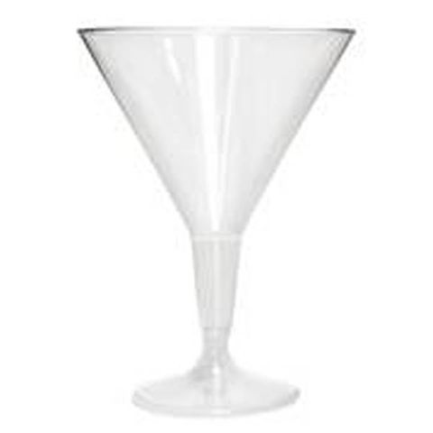 Glasses Martini recyclable clear PET 266ml