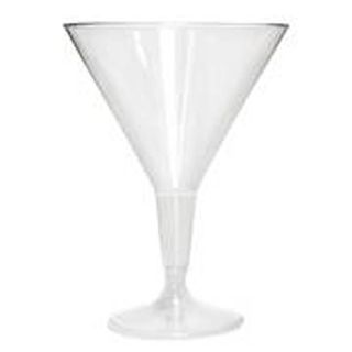 Glasses Martini recyclable clear PET 266ml