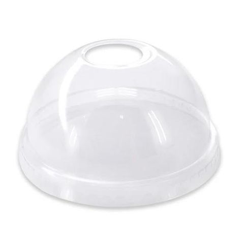 Water/Juice Cup Lids dome recyclable opaque PET