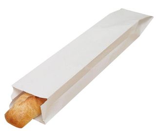 Bread French Plain double white paper 670mm (L) 150mm (W) +50mm (G)