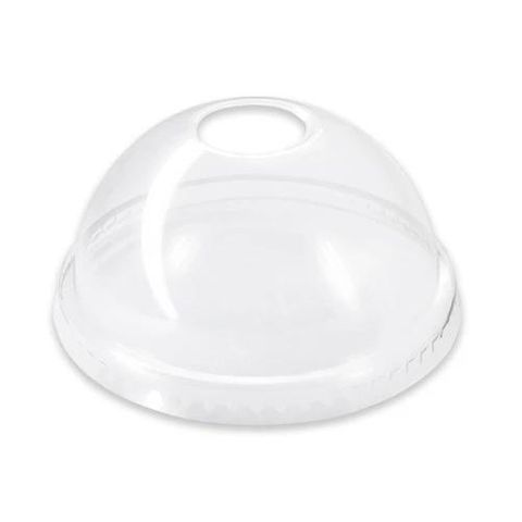 Water/Juice Cup Lids dome recyclable clear PET