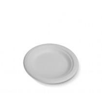 Plates biodegradable white natural fibre round 171mm (D)