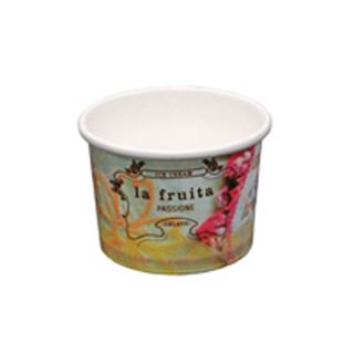 Icecream/Gelato Cups recyclable la fruita paper 4oz