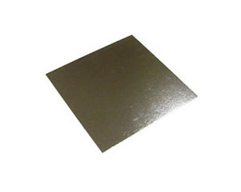 Cake Board foil covered silver milkboard square 2mm (T) 200mm (L) 200mm (W)