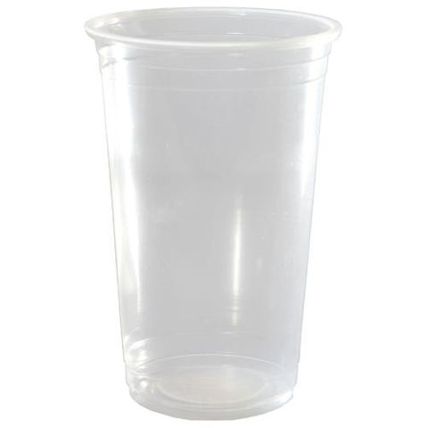Water/Juice Cups recyclable clear PET 620ml