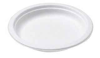 Plates biodegradable white natural fibre oval 254mm (L) 191mm (W)