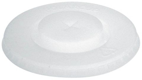 Milkshake Cup Lids flat recyclable opaque PET
