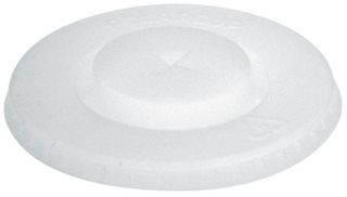 Milkshake Cup Lids flat recyclable opaque PET