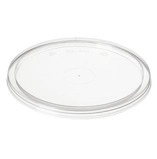 Container Lids Microwave Safe unhinged lid recyclable clear polypropylene round