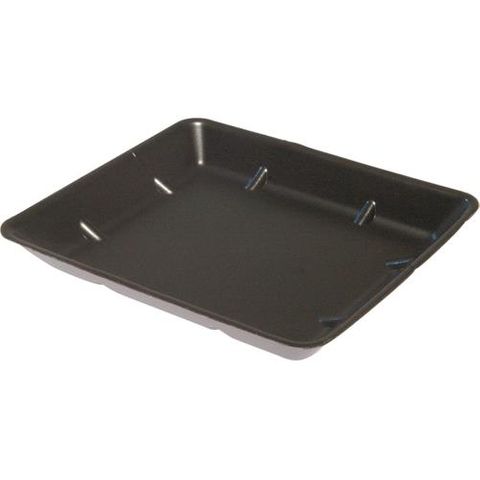 Trays Food Service no lid black foam rectangle 280mm (L) 140mm (W) 30mm (H)