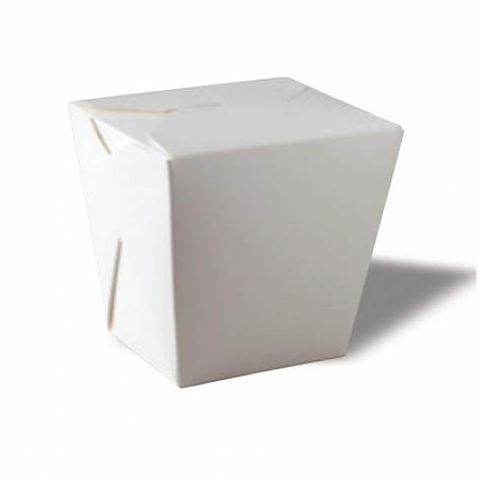 Containers Food Pail no handle polylined recyclable white cardboard 62mm (L) 46mm (W) 66mm (H)