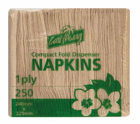 Napkins Dispenser natural 1ply ctn 5000 slv 250