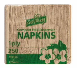 Napkins Include Dispenser interleaved natural 1ply