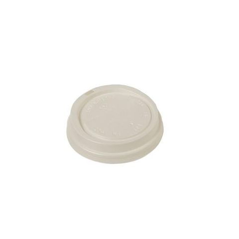 Coffee Cups Lids flat recyclable white PET