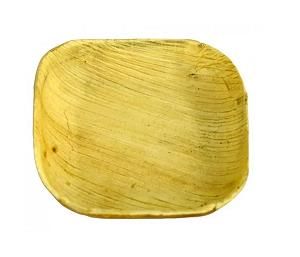 Bowls no lid biodegradable natural palm leaf square 102mm (L) 102mm (W)