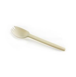 Cutlery Sporks biodegradable white bioplastic x 100