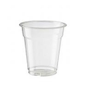 Water/Juice Cups recyclable clear PET 205ml