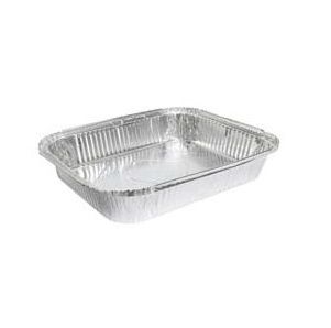 Containers Foil half gastronorm unhinged lid foil rectangle 314mm (L) 254mm (W) 50mm (H)