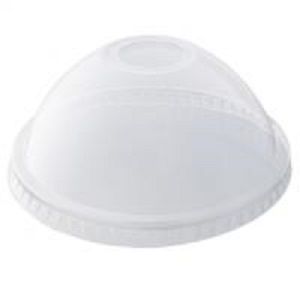 Water/Juice Cup Lids dome recyclable clear PET