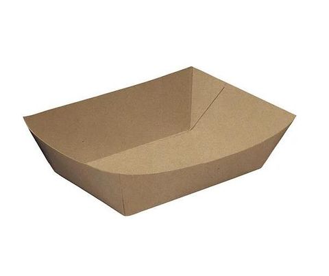 Trays Food Service no lid compostable brown heavy board rectangle 170mm (L) 95mm (W) 55mm (H)