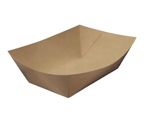 Trays Food Service no lid compostable heavy board rectangle 110mm (L) 185mm (W) 80mm (H)