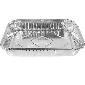 Containers Foil unhinged lid foil rectangle 316mm (L) 254mm (W) 35mm (H)