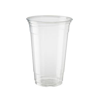 Water/Juice Cups recyclable clear PET 610ml