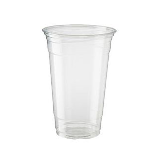 Water/Juice Cups recyclable clear PET 610ml