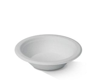 Bowls no lid biodegradable natural bagasse round 162mm (D) 35mm (H)