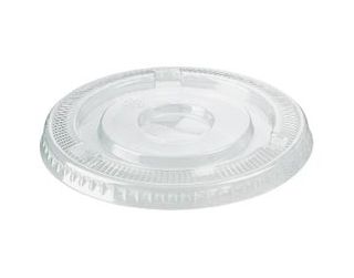 Water/Juice Cup Lids flat recyclable clear PET