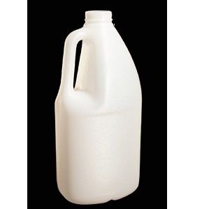 Drink Bottle natural HDPE square 2L 38mm (D)