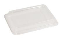 Tray Lids Food Service unhinged recyclable opaque PET rectangle 143mm (L) 100mm (W) 20mm (H)