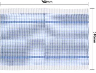 Tea Towel blue 762mm (L) 508mm (W)