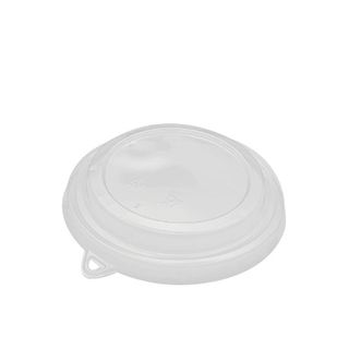 Bowl Lids unhinged flat recyclable clear PET round 150mm (D)
