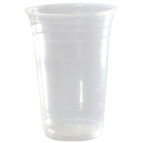 Water/Juice Cups recyclable clear PET 520ml