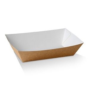 Trays Food Service no lid compostable heavy board rectangle 170mm (L) 95mm (W) 55mm (H)
