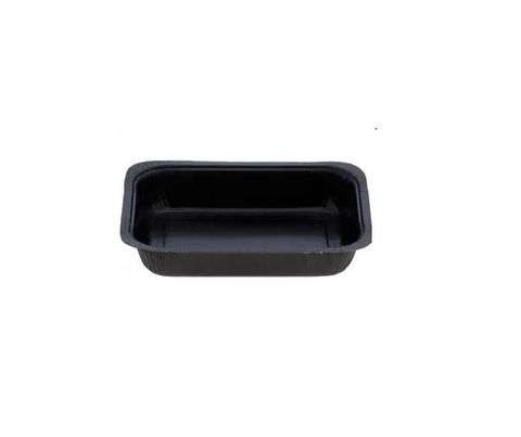 Trays Food Service unhinged black pressed paper rectangle 256mm (L) 194mm (W) 38mm (H)