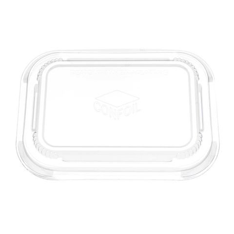 Tray Lids Food Service unhinged clear PVC rectangle 202mm (L) 148mm (W) 15mm (H)