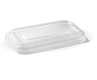 Container Lids unhinged lid recyclable clear PET rectangle 230mm (L) 130mm(W) 55mm (H)