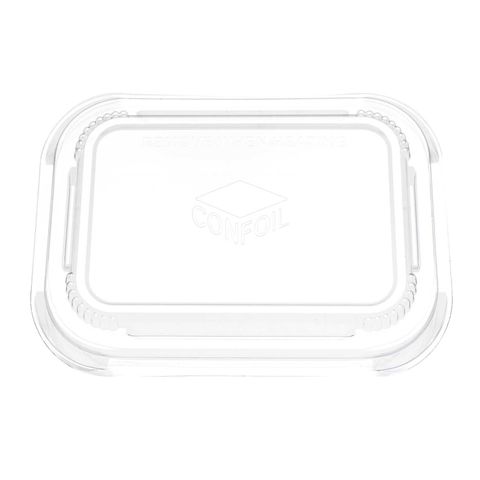 Tray Lids Food Service unhinged clear PVC rectangle 262mm (L) 208mm (W) 15mm (H)